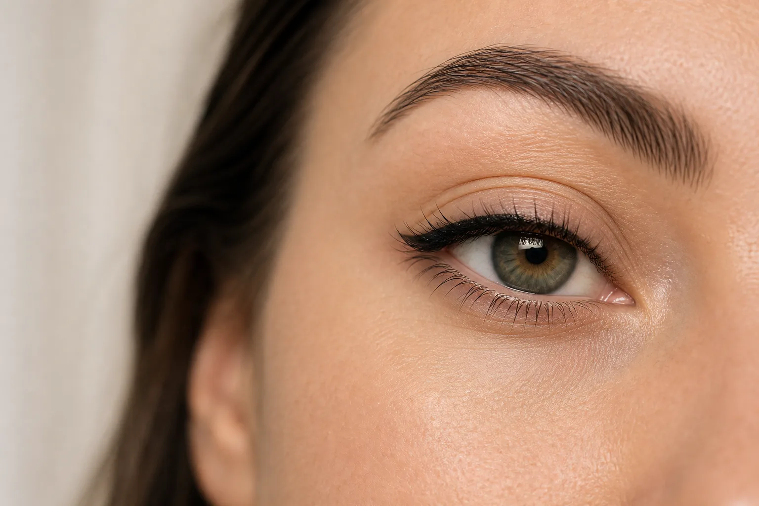 Permanent Eyeliner Ergebnis
