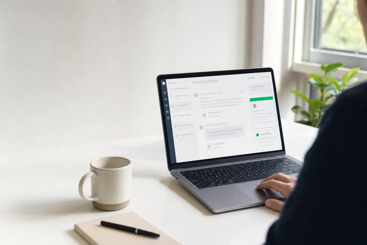 Support agent reviewing a drafted reply with its source next to the ticket in a helpdesk